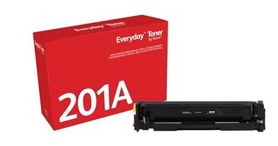 Everyday by Xerox Black Toner compatible with HP 201A (CF400A), Standard Capacity