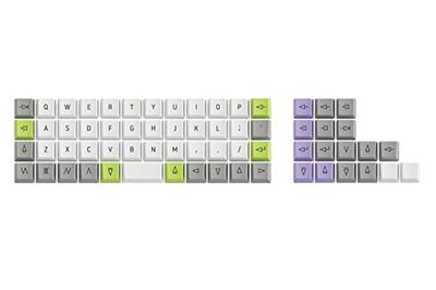 DROP Planck Acute Keycaps - Fattore di forma ortolineare compatto PBT in profilo OEM sublimato, per interruttore Cherry MX e cloni (tasti cuti)