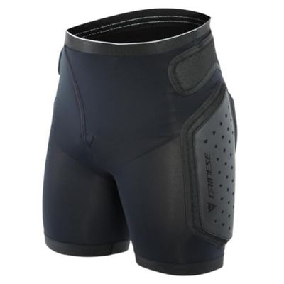 Dainese Action Shorts Evo Protection de Ski Mixte Adulte, Black/White, FR : S (Taille Fabricant : S)