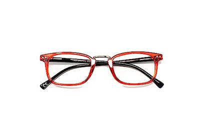CHARRO Occhiali da Lettura Ohio Rosso-Nero +1,00