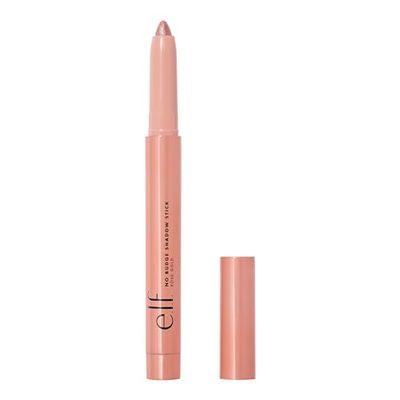 e.l.f. No Budge Shadow Stick, lunga tenuta, ombretto metallizzato a prova di sbavature, Rose Gold, 1,6 g (0,056 oz)