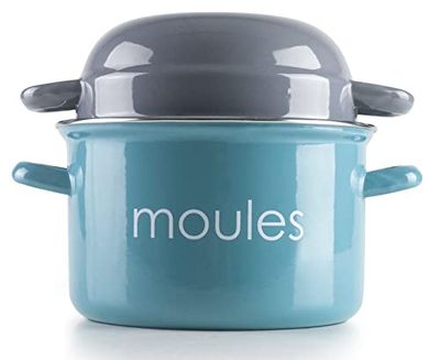 IBILI 914618 Olla para mejillones turquesa 18 CM