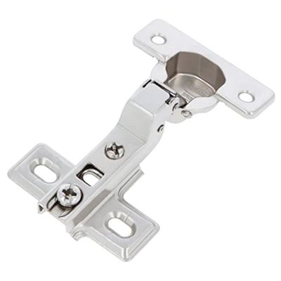 Amig - Cerniera | Tipo a Tazza | Piega Fissa | Ø 26 mm | 2 Pezzi | Massima Resistenza e Durata | Apertura a 110° | Fissaggio Nascosto per Ante di Mobili e Armadi | Acciaio Argentato