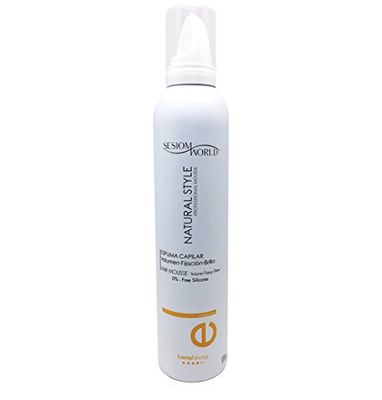 Sesiomworld Schiuma professionale Natural Style fissaggio forte 300 ml 1 pezzo 350 g