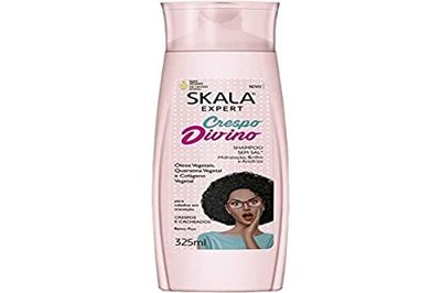 SKALA - Shampoo "Crespo DIVINO" - 100% Vegano - Idrata e Rimuove il Frizz - Per Capelli Ricci, Afros e in Transizione |-Modella i Ricci Delicatamente, Nero, 325 ml