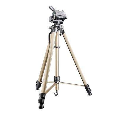 Walimex WT-3530 Cavalletto Stativo Treppiede Alluminio Leggero 146 cm + Borsa Testa Foto 3D, filettatura standard 1/4"