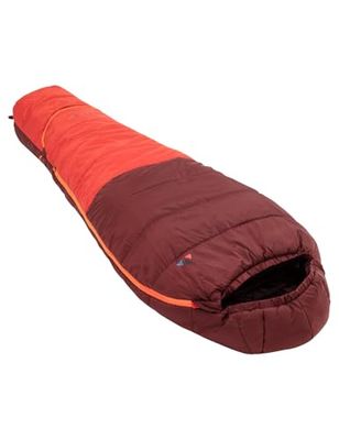 VAUDE Alpli Adjust 400 II Syn, Sacco Nanna Unisex, Cherry Scuro, Sinistra