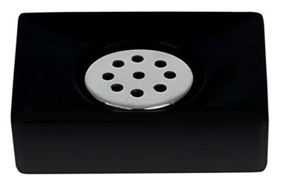 Spirella Porte Savon Céramique Quadro Matt Noir Mat