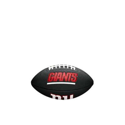 Wilson Mini NFL Team Soft Touch FB BL NG American Football voor jongeren, uniseks, zwart