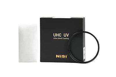 NiSi UHC UV-filter 49 mm beschermingsfilter met reinigingsdoek - water-wit glas, ultraharde coating met 99,3% lichtdoorlatendheid, ultradunne gekartelde frames