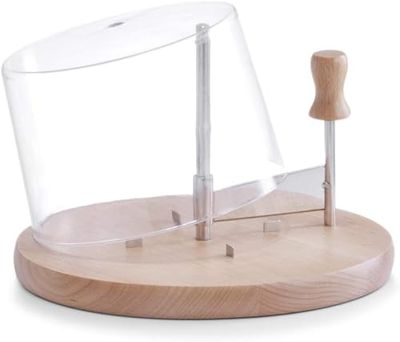 Planche à découper à fromage avec couvercle – Base porte-fromage avec couvercle – Planche à fromage – 22,5 x 15 cm, bois