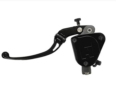 ACCOSSATO Pompe d'embrayage forgée19X20 avec bac intégré, Levier articulé Long Noir (Bouton+Levier) pour Suzuki GSX-R 1000 de 2007 à 2008, CC 1000