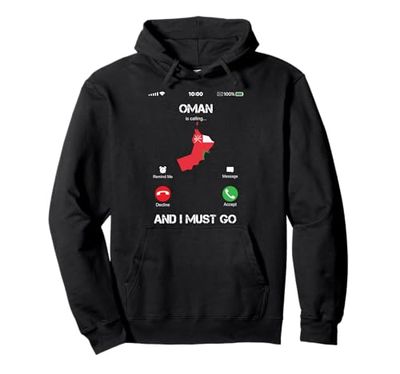 Oman are are calling and i must go tee gift funny Felpa con Cappuccio
