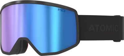 ATOMIC FOUR HD skibril - Teal Blue - skibril met contrastrijke kleuren - hoogwaardige gespiegelde snowboardbril - bril met live fit frame - skibril met groot gezichtsveld