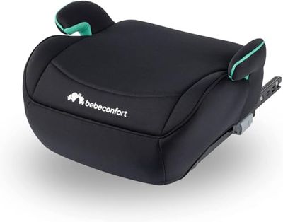 Bebeconfort Manga i-Fix, Asiento elevador, Alzador coche niño, Silla de Coche isofix, Grupo 3 para niños de 128-150 cm, de 6 a 12 años (22-36 kg), Black Mist