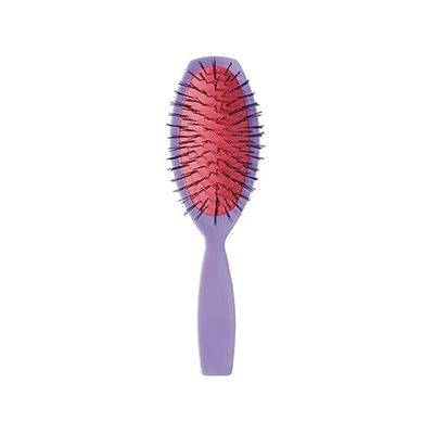 BIFULL Brosse Ovale Couleur Lilas, Noir, Standard