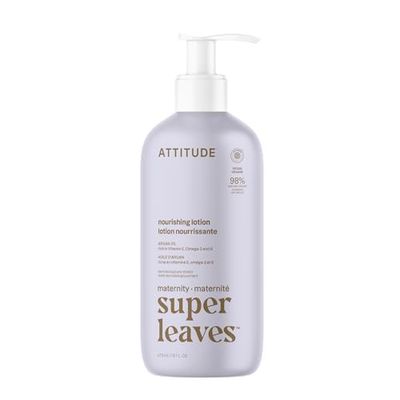 ATTITUDE Lotion Corps Nourrissante pour Femme Enceinte, EWG Verified, Ingrédients d'Origine Naturel, Produits de Maternité Végane, Huile d'Argan, 473 mL