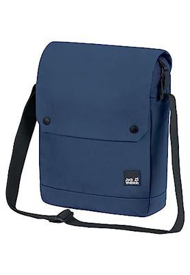 Jack Wolfskin Unisex Nelson laptopväska axelväska, mörk indigo, en storlek