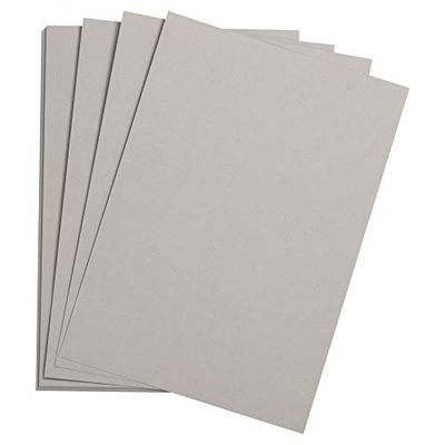 Clairefontaine - Ref 37670C - Etival Coloured Grained Drawing Paper (Pack of 250 Sheets) - 50 x 65cm - 160gsm Cellulose Art Paper - Grey - Acid Free, pH Neutral