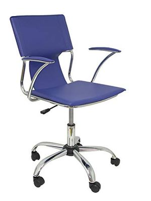 PIQUERAS Y CRESPO 214: ergonomische bureaustoel met vaste armen, in hoogte verstelbaar en 360 graden draaibaar
