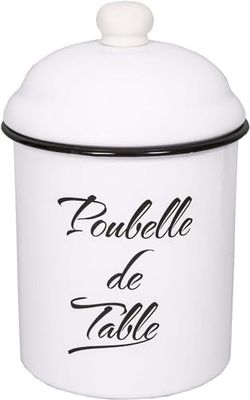 Antic Line Papelera de mesa esmaltada