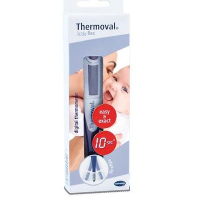 Thermoval® kids flex Thermomètre médical électronique à sonde flexible, pour une mesure confortable et en douceur