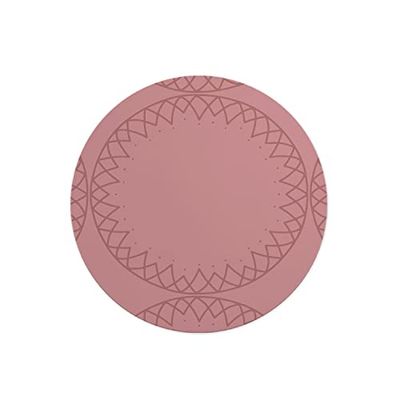 Questo Casa, Ronde digitaal bedrukte muismat, antislip onderkant, voor kantoor en thuis, diameter: 22 cm