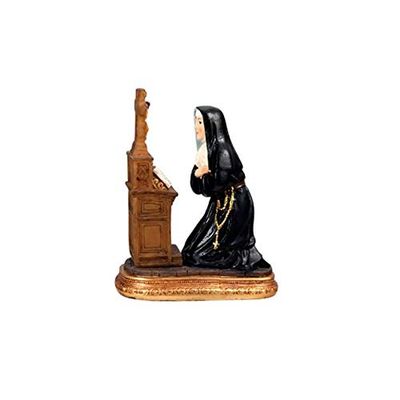 DRW Santa Rita Pregando in Ginocchio 10 cm Resina