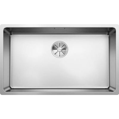 BLANCO ANDANO 700-U 522971 Lava-louça para montagem debaixo do balcão, balde debaixo do balcão, com sistema de drenagem InFino, aço inoxidável acetinado