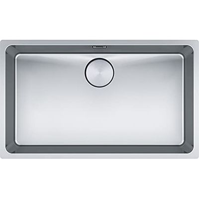 Franke 122.0624.557 Lavandino della Cucina, Stainless Steel Linen Look, 28 x 16 x 8 inches