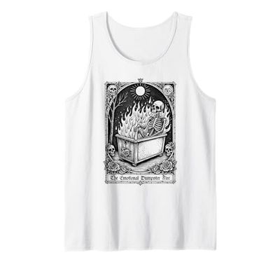 Skeleton Gothic Tarot – The Emotional Dumpster Fire Canotta