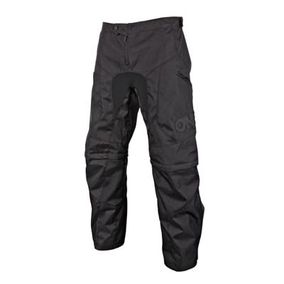 O'NEAL | Broek | Enduro Motocross | Duurzaam materiaal, Zip Off Broek, om zowel een lange broek als een korte broek te dragen, hittebestendige panelen | Apocalypse Broek | Volwassen | Zwart | Maat 30/46