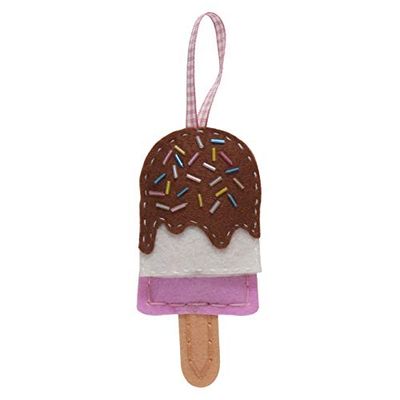 Trimits Kit de décoration en Feutre Motif lys 12 x 6 cm, Sucette glacée, 12 x 6cm