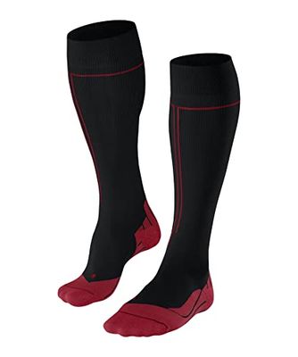 FALKE Energizing, Chaussettes Sport De Compression Homme, Respirantes SЋchage Rapide, Noir (Black 3008), 39-42 W2 (1 Paire)