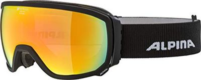 ALPINA Unisex - Adultos, SCARABEO QMM Sph. Gafas de esquí, Black Matt, One Size