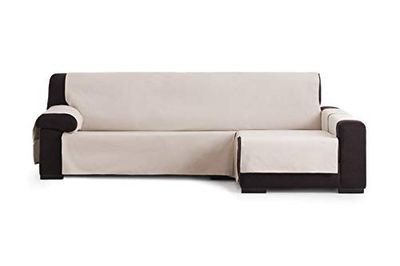 Eysa Garona Protect Capa de sofá, 90% algodão 10% poliéster, 01/bege, Chaise Longue 240 cm