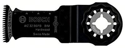 Bosch Professional Starlock Lâmina de serra de imersão para madeira dura, AIZ 32 BSPB, 50 x 32 mm