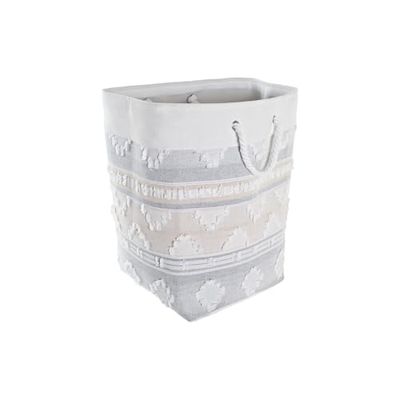 CESTA ALGODON 35X35X55 GRIS