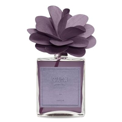MUHA' | Profumatore per ambienti Flower Diffuser, Fragranza Muschio e Fiori, Diffusore Ambiente con Fiore in Legno di Betulla, Formato da 500 ml