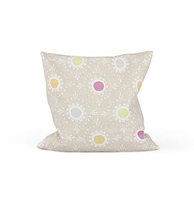 Grünspecht Lollipop Coussin en Forme de pépins de Raisin Beige 12 x 12 cm