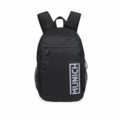 MUNICH Gym Sports Backpack Slim Black FW24, Unisex Dorosły, Czarny, czarny