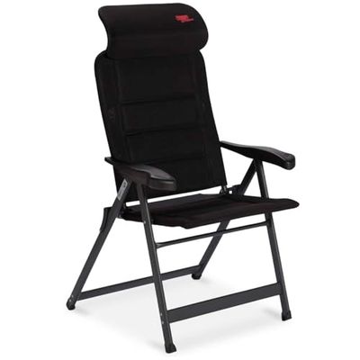 Crespo Sedia, Alluminio, Nero, Taglia Unica, Misura Standard