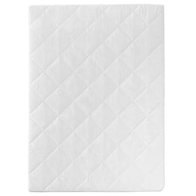 roba Colchão para parque bebé retangular 75 x 100 cm - núcleo de espuma de PU respirável - capa acolchoada e removível com fecho de correr - branco