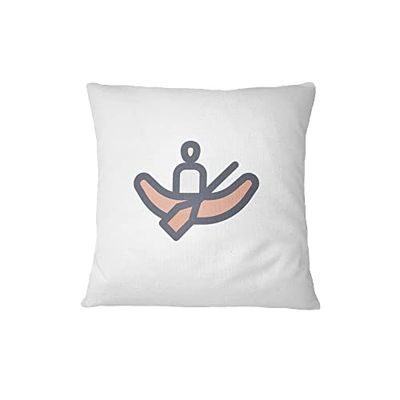 Questo Casa Dekorativt kuddöverdrag, dekorativ kuddöverdrag, heminredning, för soffa, kafé, storlek: 45 x 45 cm – designad och tillverkad i Turkiet