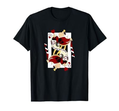 Disney Alice In Wonderland Queen Of Hearts Playing Card Camiseta