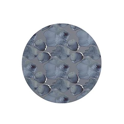 Questo Casa, Round Digital Printed Mouse Pad, Non-Slip Base, for Office and Home, Diameter:22cm