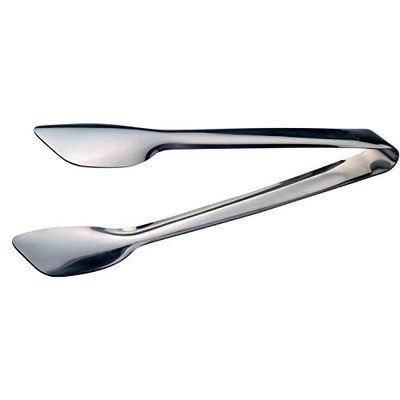 PIAZZA - Pinza Cucina Fonda Multiuso in Acciaio Inox 23.5cm, Pinze di Alta Qualità e Resistente al Calore, Molla per Barbecue, Hamburger, Pasta, Spaghetti, Dessert, Decorazione, Insalate, Verdure