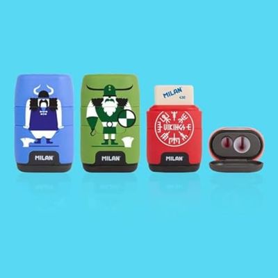 MILAN® Display Box 16 Compact sharpeners, Special Series Vikings