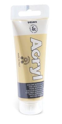 PRIMO Hobby & Professional - Colori Acrilici Fini Professionali +14 Anni, Tubo 75 ml Colore dal Finish Opaco Coprente, Pittura Acrilica Permanente per Dipingere e Decorare, Découpage e Hobby Creativi