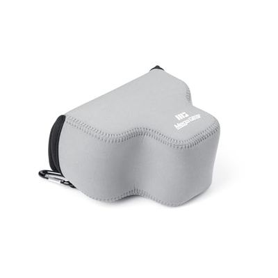 MegaGear Neoprene Camera Case for Sony Alpha a7C Mark II (28-60mm) - Stylish and Protective Digital Photography Bag (Gray)
